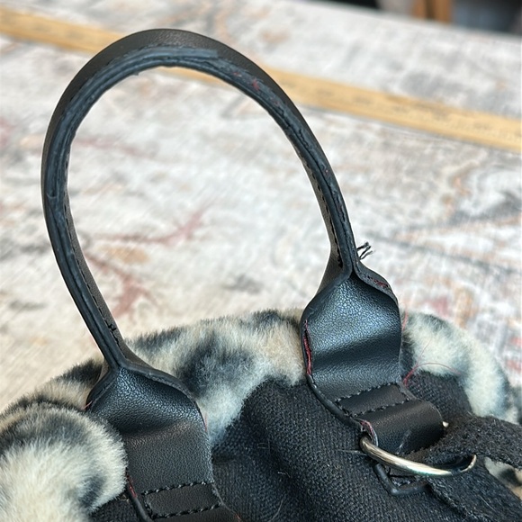 Faux Fur Mini Backpack - Picture 8 of 8